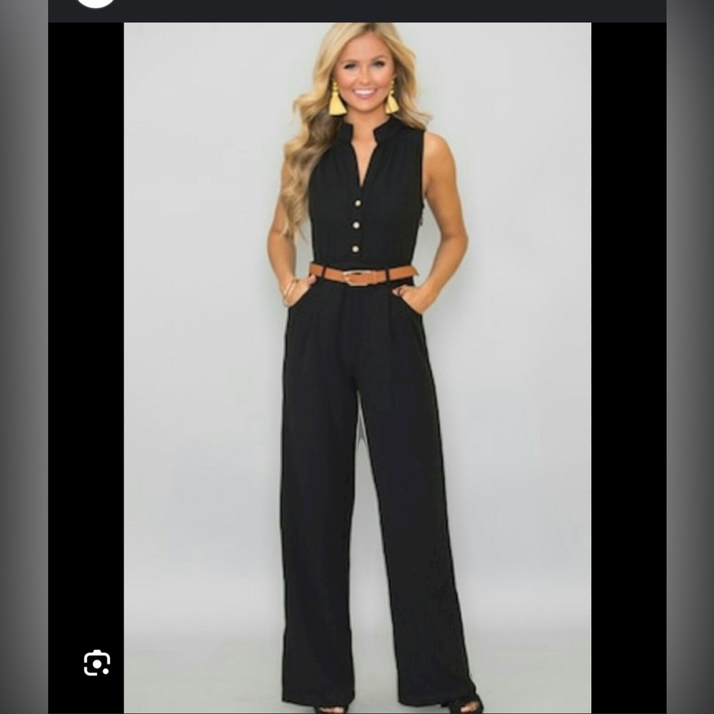 Black pantsuit
